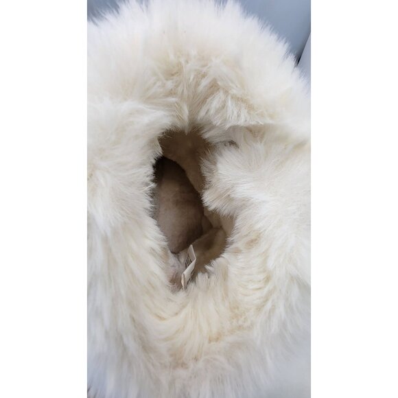 SO Winter Boots Paulina Leopard Print Faux Fur Lined Womens Size 8 No Box - Picture 6 of 12